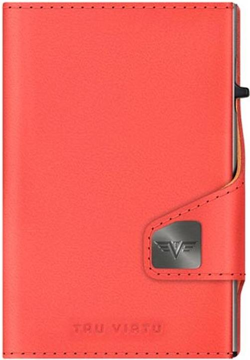 Produktbild Tru Virtu Wallet Click & Slide Vegan Bio Apple Coral/Silber