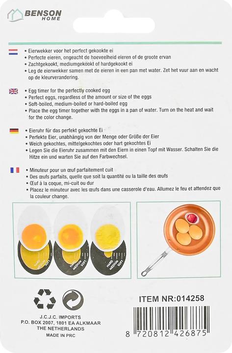 Produktbild Benson Home Eiertimer