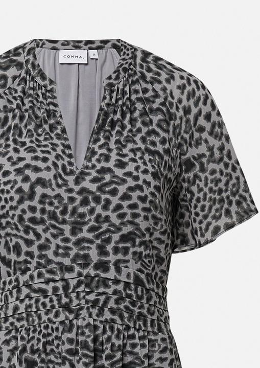 Image du produit Comma Kleid Maxikleid aus strukturiertem Chiffon (44)