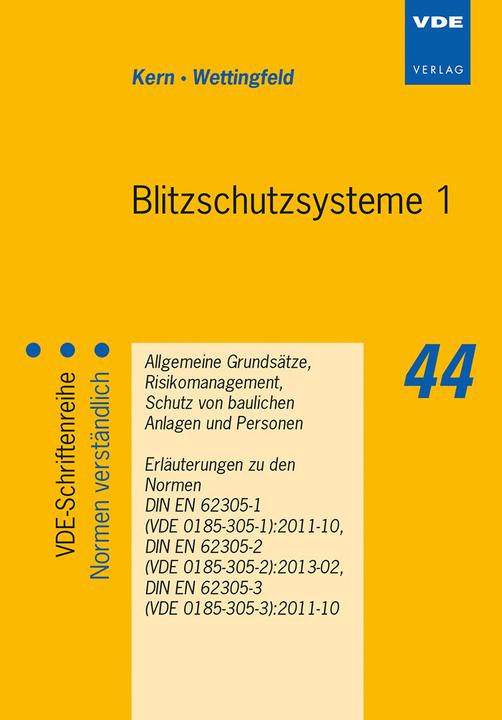 Energie-Label Blitzschutzsysteme 1 (Deutsch, Alexander Kern, Jürgen Wettingfeld, Jürgern Wettingfeld, 2014)