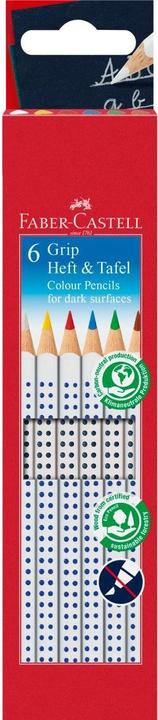 Productafbeelding Faber-Castell Krijtjes Grip Notitieboekje & Krijtbord (6x)