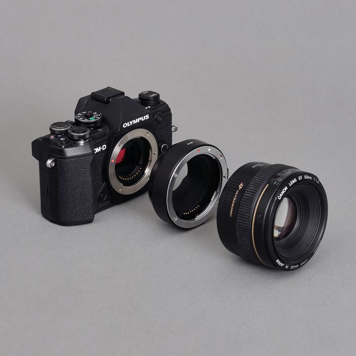 Actual product image Urth Electronic Lens Mount Adapter EOS M4/3