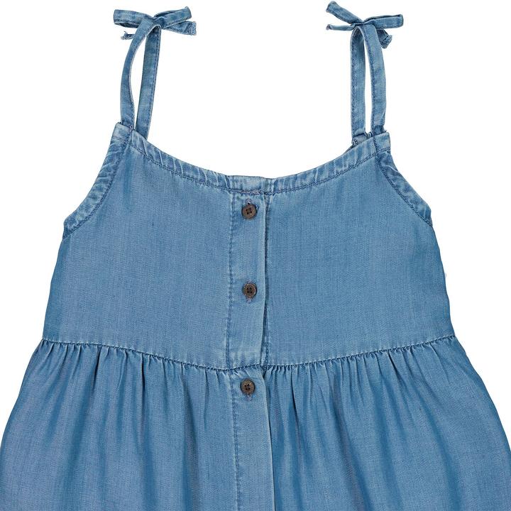 Produktbild La Redoute Collections Trägerkleid aus Light-Denim (128)