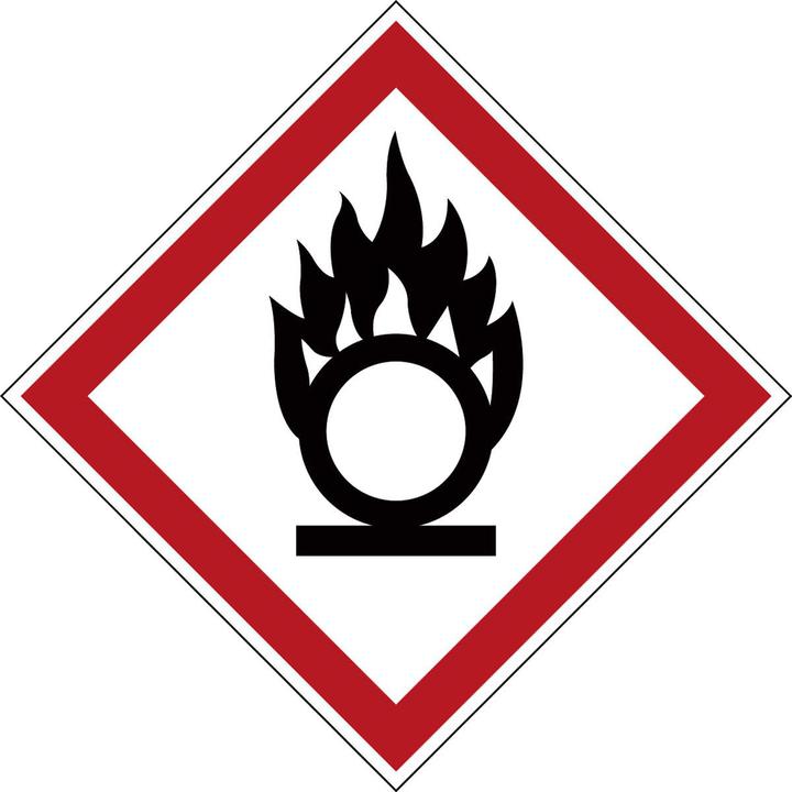 Actual product image Brady GHS pictograms - Oxidising
