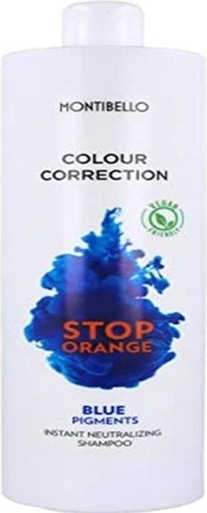 Produktbild Montibello Farbkorrektur Stop Orange Shampoo 1000ml (1000 ml, Flüssiges Shampoo)