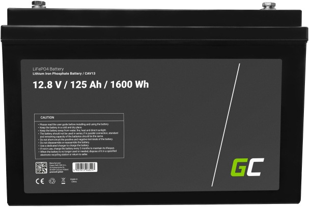 Produktbild GreenCell Versorgungsbatterie (12.80 V, 125 Ah)