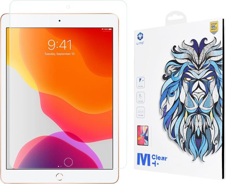Lito - 2.5D Classic Glass - Apple iPad 10.2 (2021 / 2020 / 2019) - Clear (Apple iPad 2019 (7th gen), Apple iPad 2020 (8th gen), Apple iPad 2021 (9th Gen))