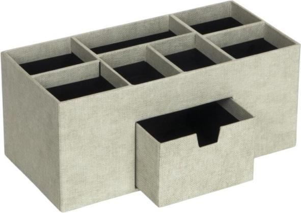 Produktbild Bigso Bürobutler Leinenbezug Vendela Linen Nature, Desktop-Organizer