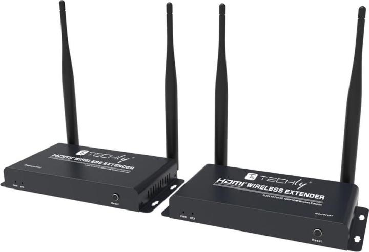 Techly Wireless Kit HDMI Extender (200 m, HDMI 1.3c)