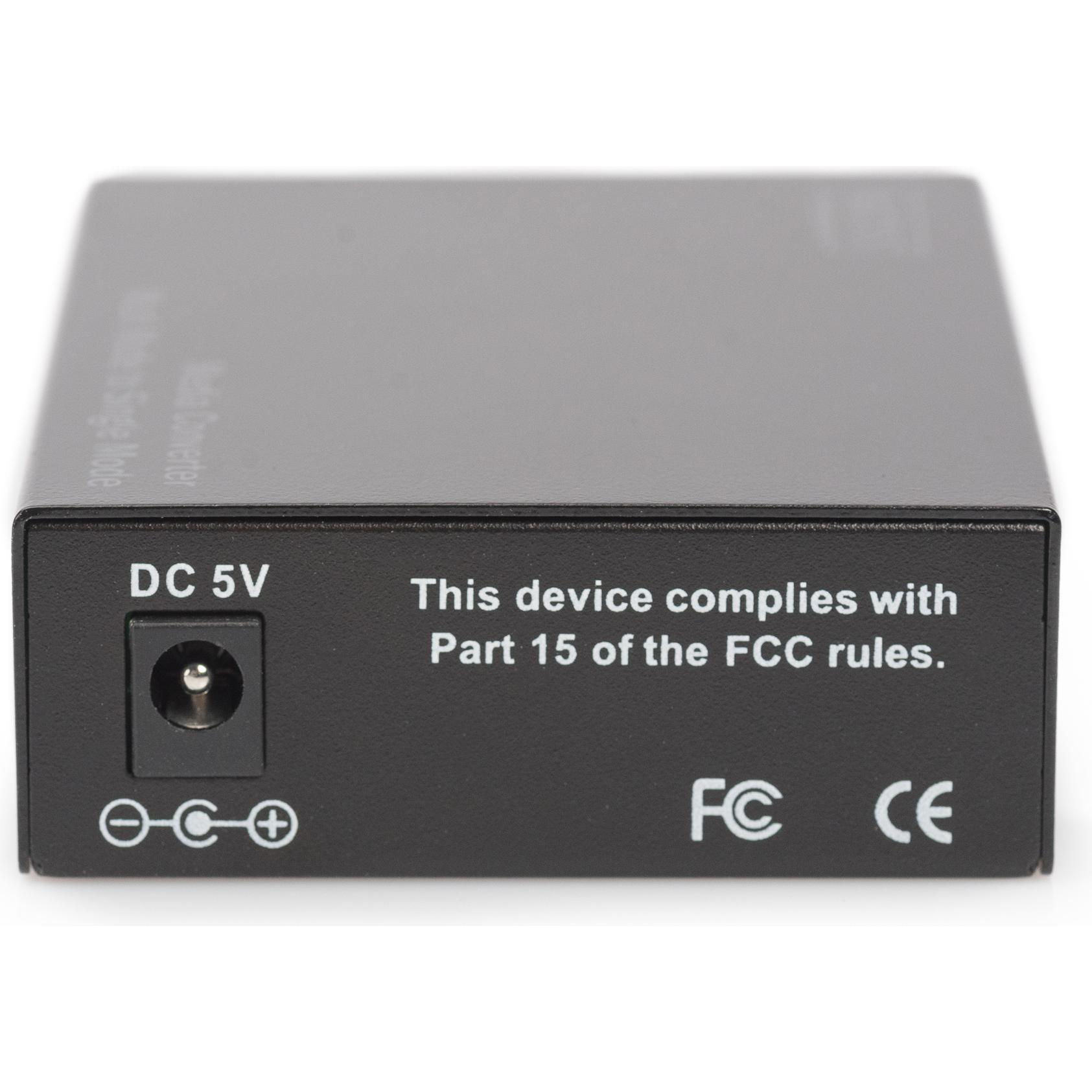 Thumbnail - Digitus Gigabit Multimode zu Singlemode Medien Konverter SC zu SC Wellenlänge 850nm 1310nm bis zu 20km üb..., Data Conve...