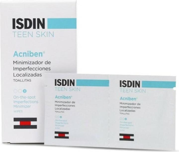 Label énergétique Isdin Acniben lingettes désinfectantes 30 unités (30 pièce(s))