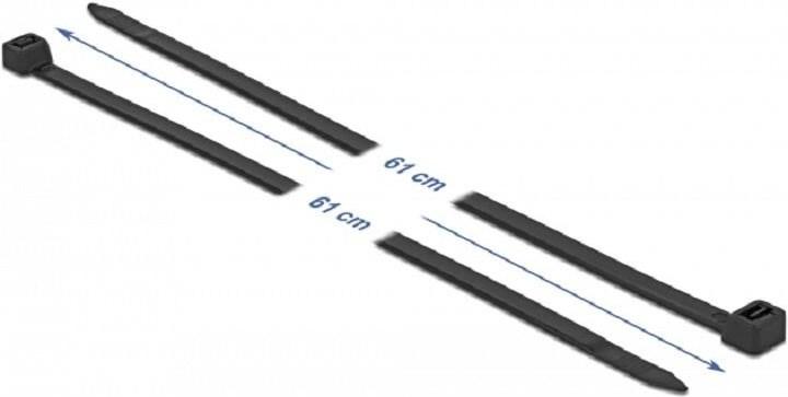 Actual product image Delock Cable tie (Plastic cable ties, 610 mm, 10 pcs.)