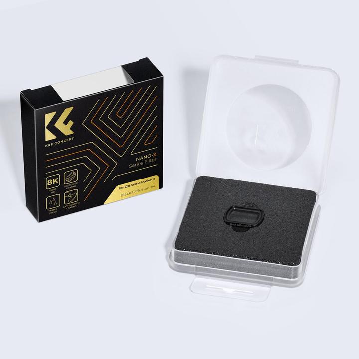 Produktbild K&F Concept Magnetic Black Mist 1/4, HD, Anti-Reflection Green Coating, Waterproof and Scratch Resistant on One