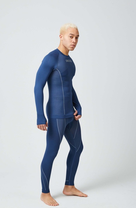 Image du produit Snocks Sous-vêtements thermiques pour hommes avec trou pour le pouce (XL)
