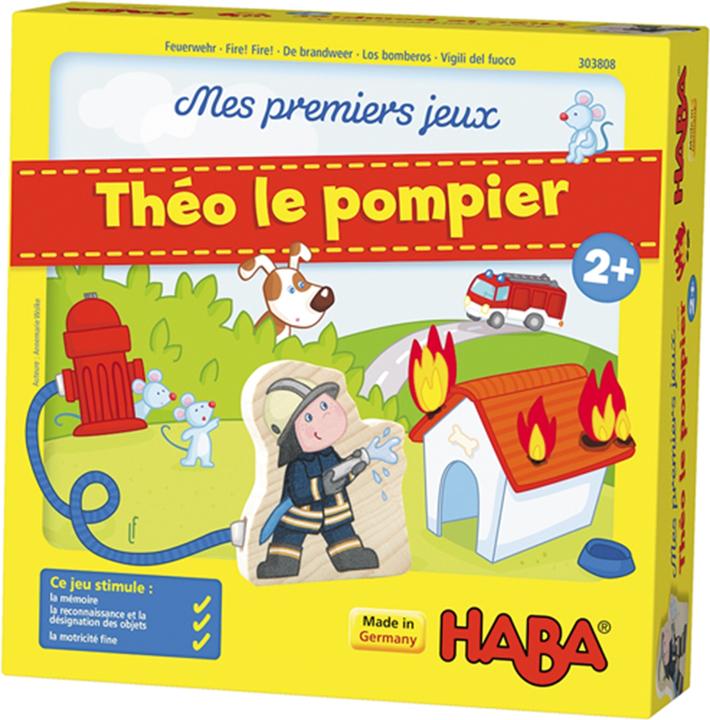 Actual product image Haba Mes premiers jeux Théo le pompier (French)