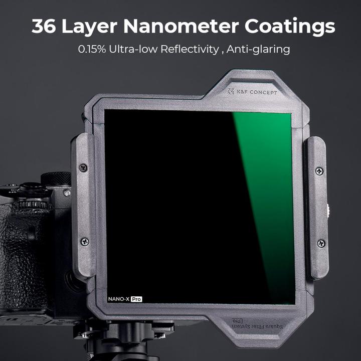 Actual product image K&F Concept Concept 100x100 ND8 Filter w/ Frame (X-Pro Series) (100 mm, Neutral density filter, 20000 mm)
