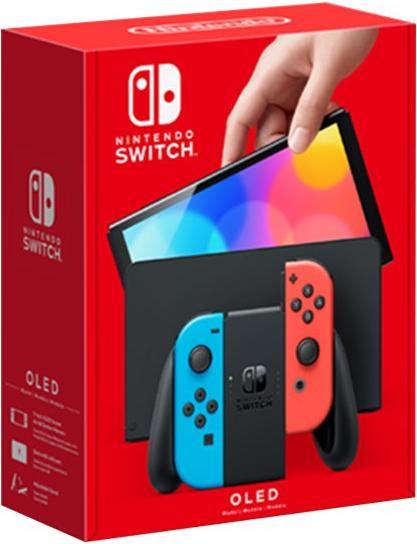 Actual product image Nintendo Switch OLED Neon (SG spec)
