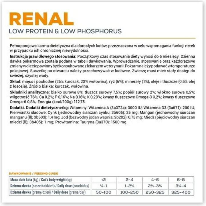 Actual product image Vetexpert VET EXPERT Veterinary Diet Renal Cat - wet food for cats - 100g (100 g)