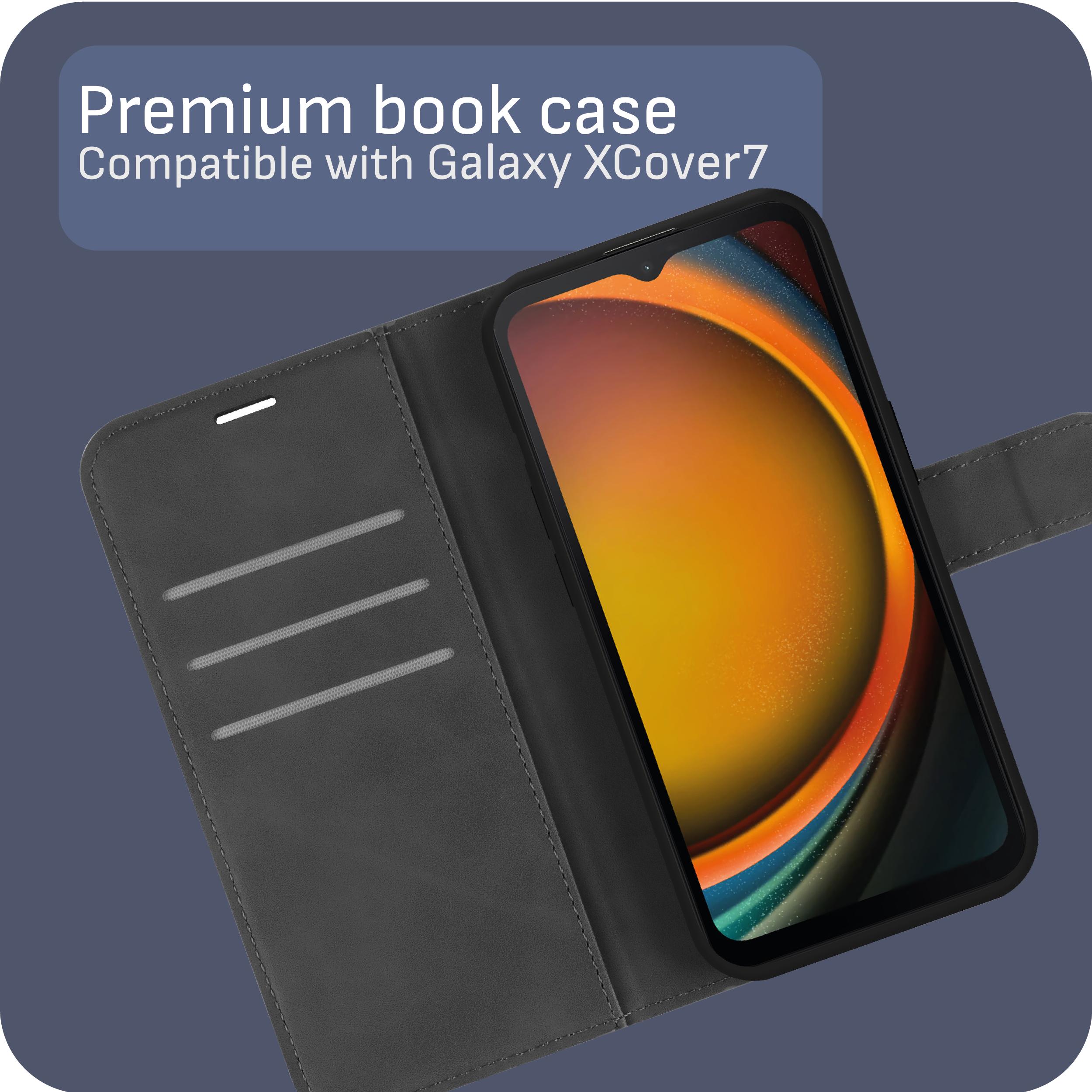 Thumbnail - Cazy Premium-Geldbörsen-Etui für Samsung Galaxy Xcover7, Magnetisches Geldbörsen-Etui, Kartenfächer (Samsung Galaxy Xcov...