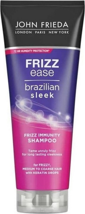 John Frieda FRIZZ-EASE brazilian sleek champú 250 ml (250 ml, Flüssiges Shampoo)