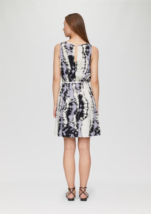 Image du produit S.Oliver Kleid Viskose-Kleid mit Cut-out und Bindeband (44)
