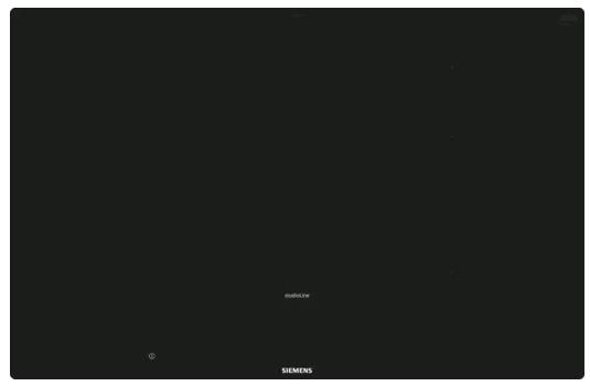 Produktbild Siemens EX808LYV5E iQ700 Induktionskochfeld 80 cm Schwarz flächenbündig (integriert) (79.20 cm, Elektrokochfeld)