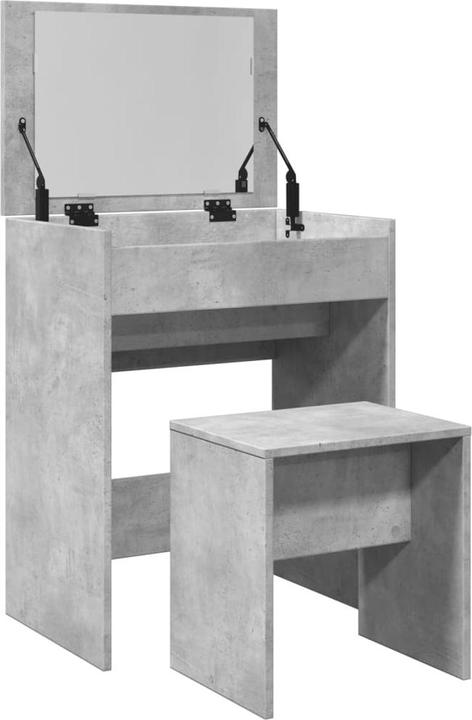 Image du produit vidaXL Coiffeuse avec tabouret 60 x 40 x 113,5 cm (60 x 40 x 75 cm)