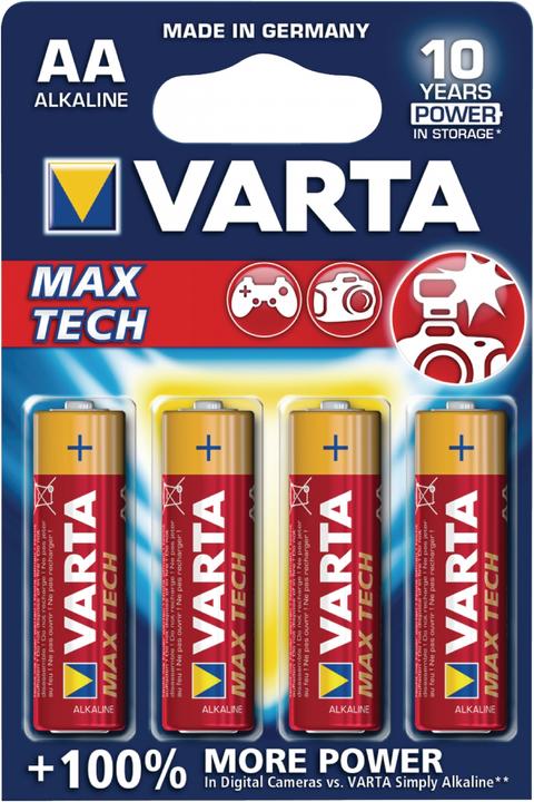Image du produit Varta LONGLIFE Max Power (4 pcs, AA, 2980 mAh)