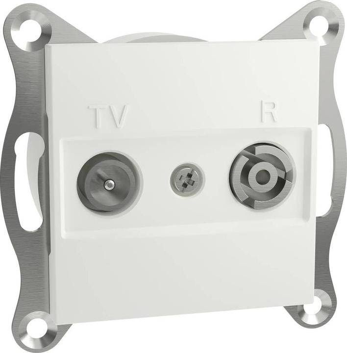 Image du produit Schneider Electric Prise terminale TV, radio Asfora Blanc (RAL 9003) EPH3300721D