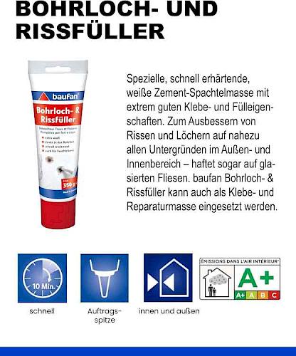 Produktbild Baufan Bohrloch- und Rissfüller (350 g)