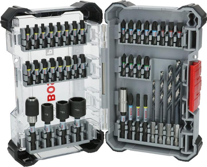 Bosch PRO Slagschroevendraaierbits en metaalboren gemengde set, 40 stuks.