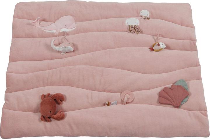 Produktbild Little Dutch Krabbeldecke Laufgitterdecke Ocean Pink