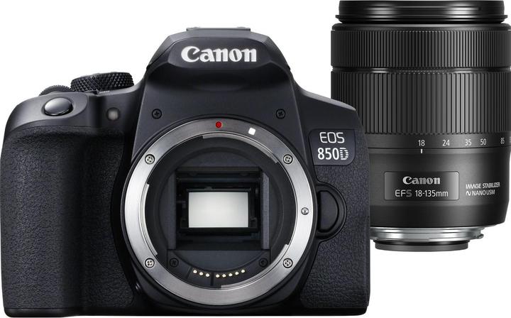 Produktbild Canon EOS 850D (18 - 135 mm, 24.20 Mpx, APS-C / DX)