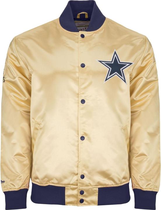 Produktbild Mitchell & Ness M&N Lightweight Satin Jacke - Dallas Cowboys gold - L (L)