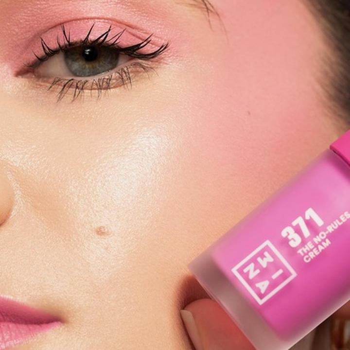 Immagine prodotto 3INA MAKEUP The No-Rules Cream 371 Hot Pink Liquid Blush Matte con Olio di Mandorle Dolci Vegan Cruelty F (371 - Rosa)
