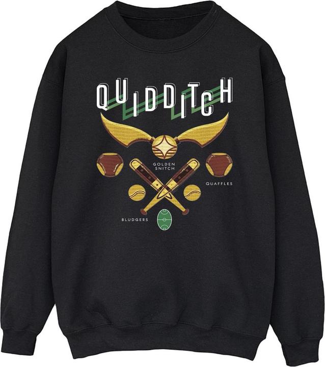 Actual product image Mens Quidditch Bludgers Quaffles Sweatshirt (S)