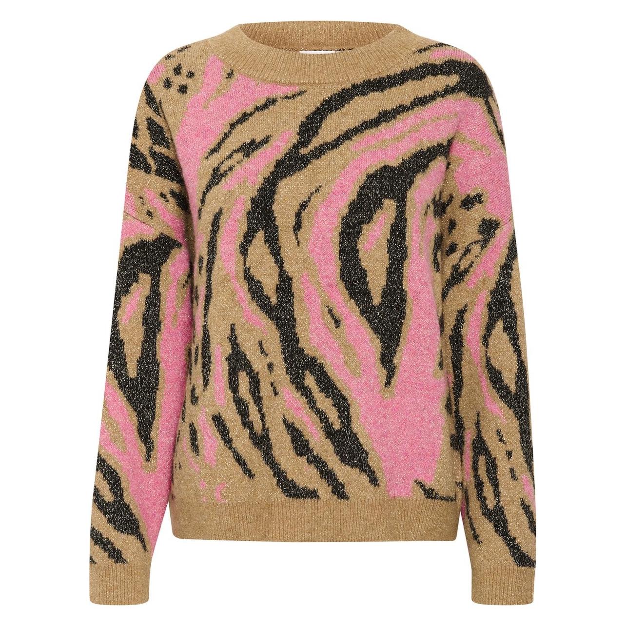 Saint Tropez, Vrouwen, Springer, GucciaSZ Pullover - Maat Xl, Bruin, (Xl)