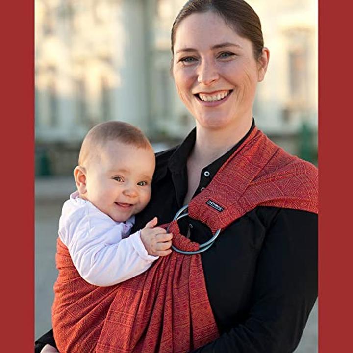 Actual product image Didymos DidySling Prima Ruby-Tangerine