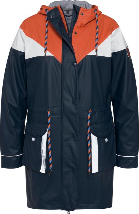 Produktbild Ulla Popken HYPRAR Friesenjacke, Colorblocking, Kapuze, Tunnelzug (46, 48)