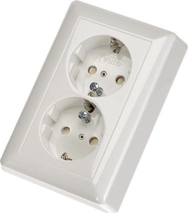 Actual product image Gira Schuko double st.ds.
