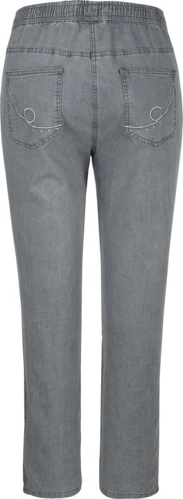Actual product image Meyermode Jeans, Slim Fit, Ziernaht, 4-Pocket, Elastikbund (Frequency band 38 (2600 MHz))