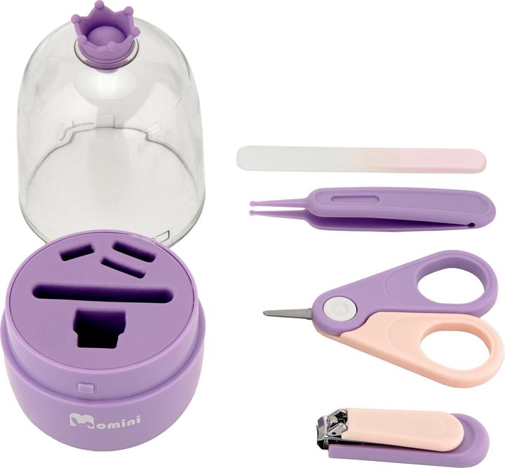 Image du produit Momini Kit manucure bébé 4 en 1 Lilas