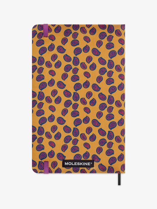 Actual product image Moleskine Silk notebook large/A5, lined, hard cover, yellow (A5, Lined, Hardcover)