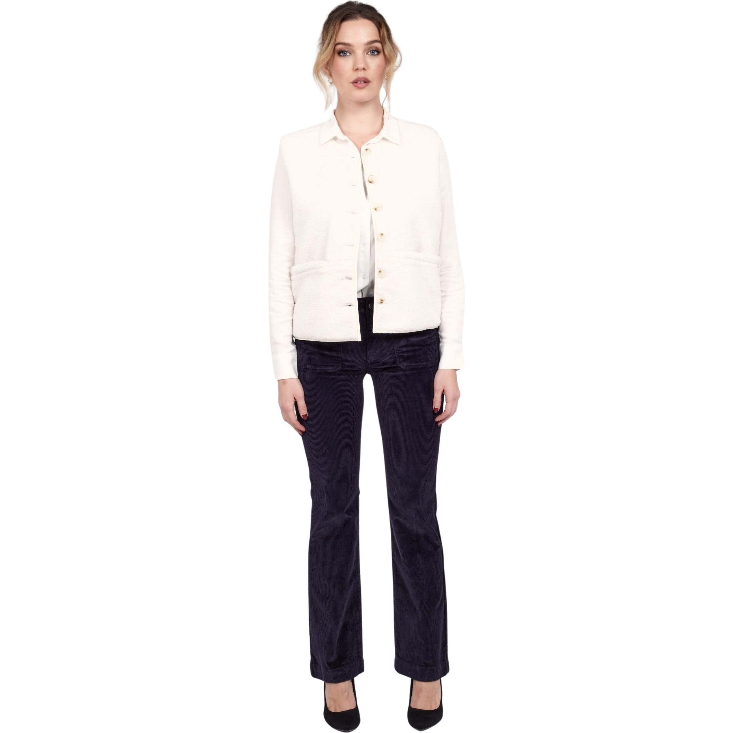 F.A.M. Paris, Damen, Jeans, jeans mit stiefelschnitt damen bella, Blau, (31)