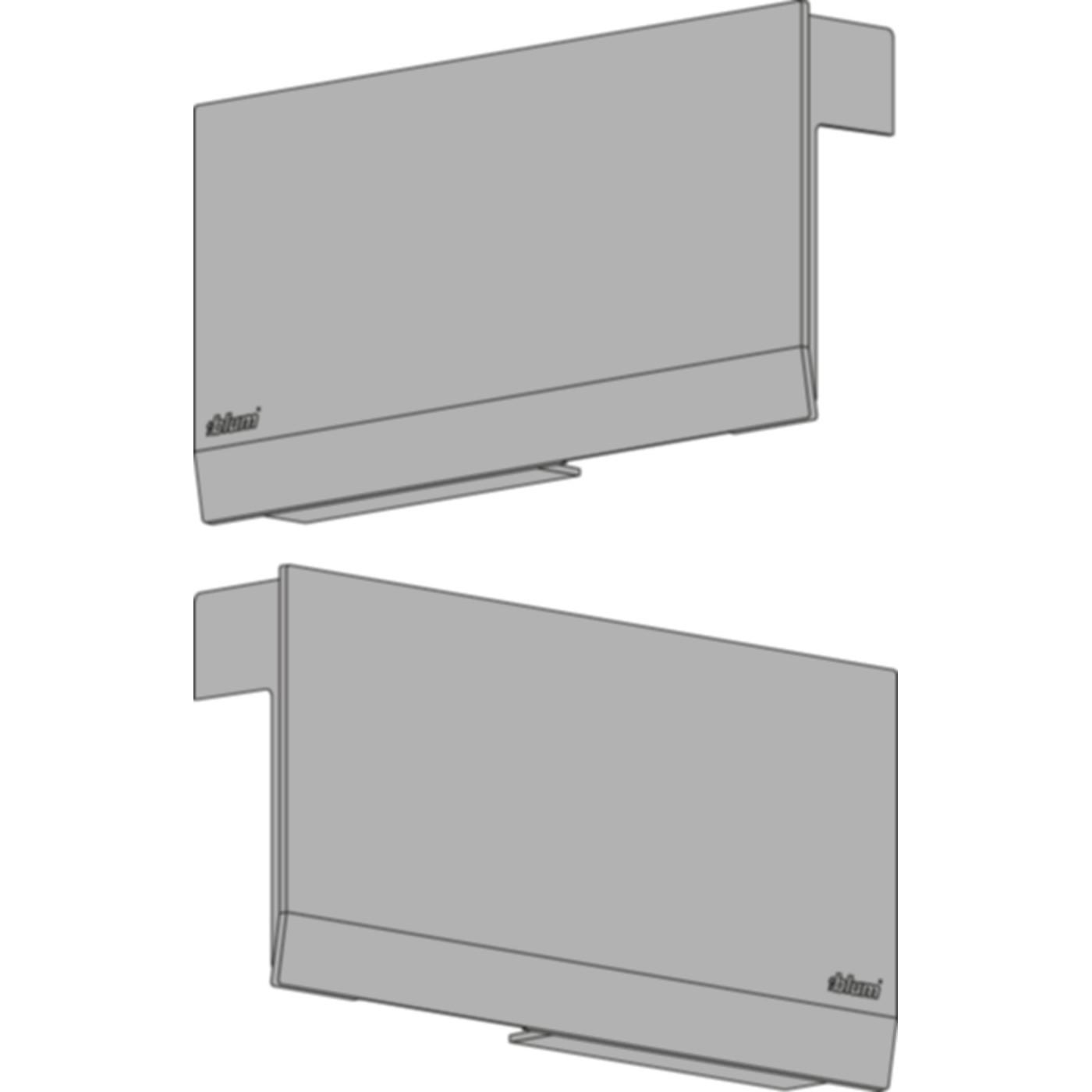 Blum Abdeckkappen-Set Hochklappe AVENTOS HK top / TIP-ON (1 Stk.) (07985876)