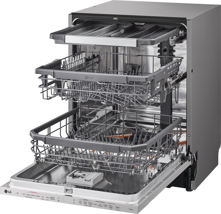 Immagine prodotto LG QuadWash DB365TXS Lavastoviglie a scomparsa totale Classe B 14 coperti Vapore Wi-Fi