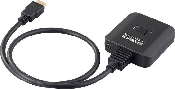Actual product image SpeaKa Professional SP-HDMIBS-100 2+1 Port HDMI-Switch bidirektional verwendbar