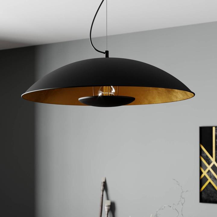 Actual product image Lindby Emilienne pendant light Black/Gold (E27)
