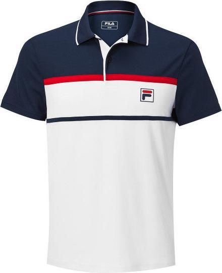 Actual product image FILA Polo Anton White/Peacoat Blue Man (XL)