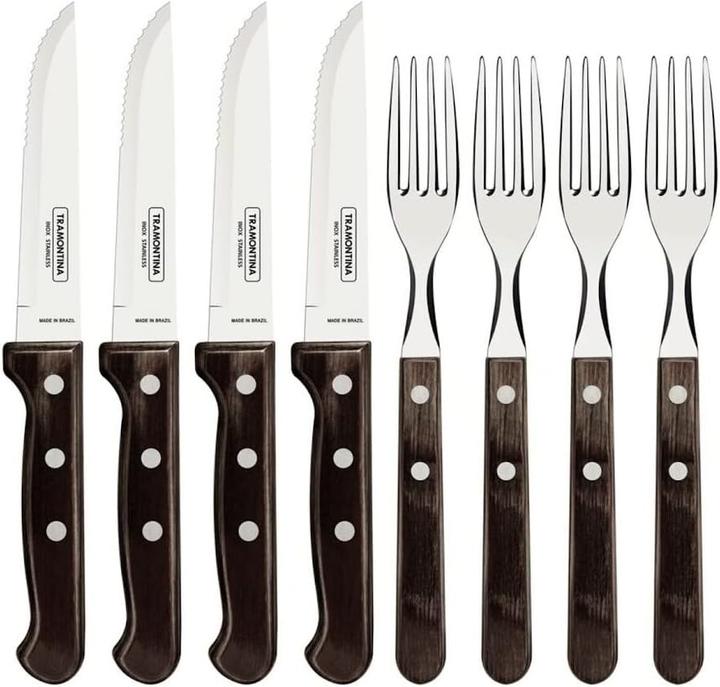 Produktbild Tramontina Steakbesteck (8 Stück, Besteck Set)